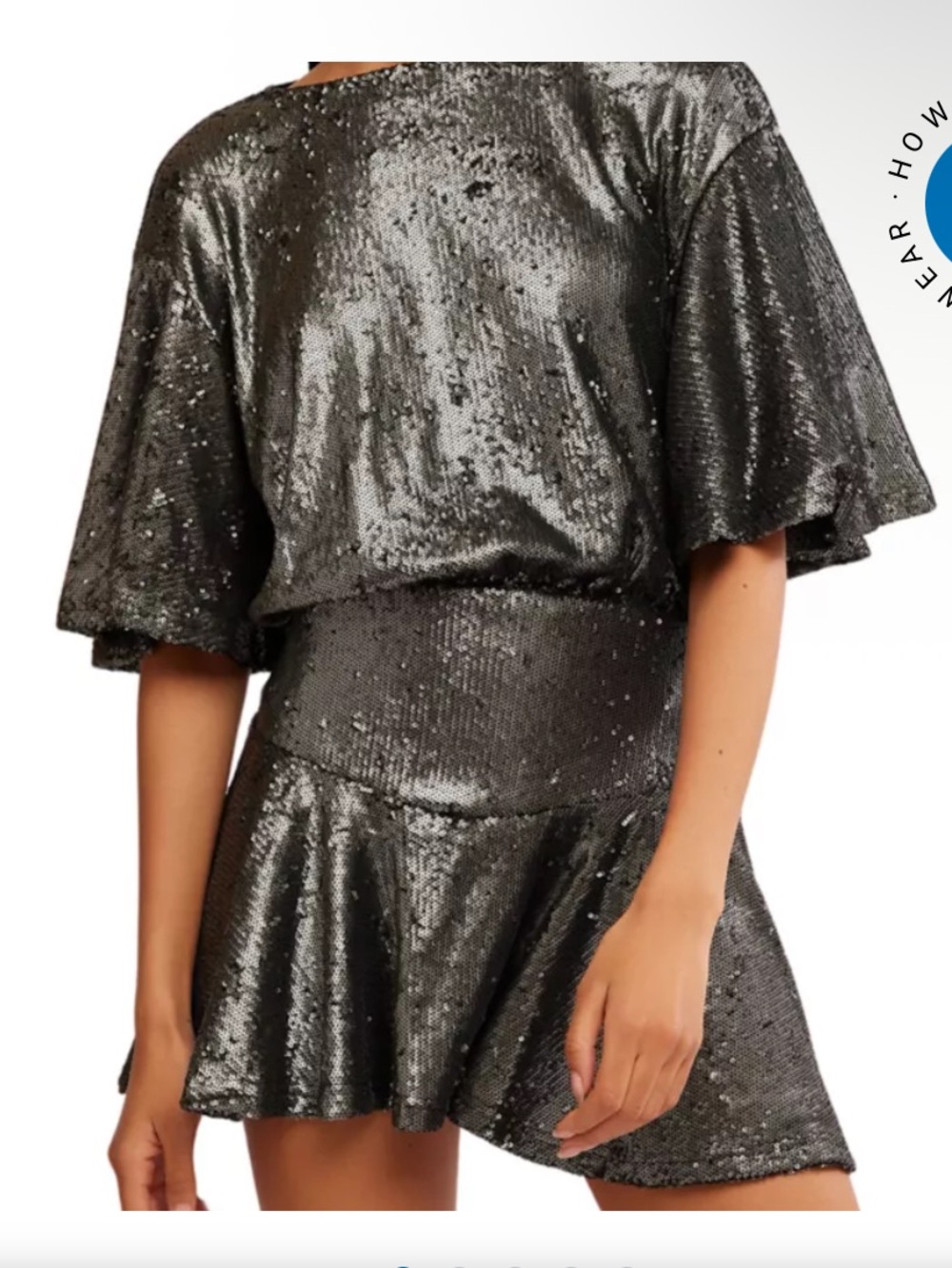 Free People Manuka Sequin Mini Dress